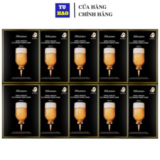 Combo 10 Mặt Nạ Cấp Ẩm Và Cung Cấp Dưỡng Chất Cho Da Jmsolution Water Luminous S.O.S Ringer Amino Mask 28ml x 10