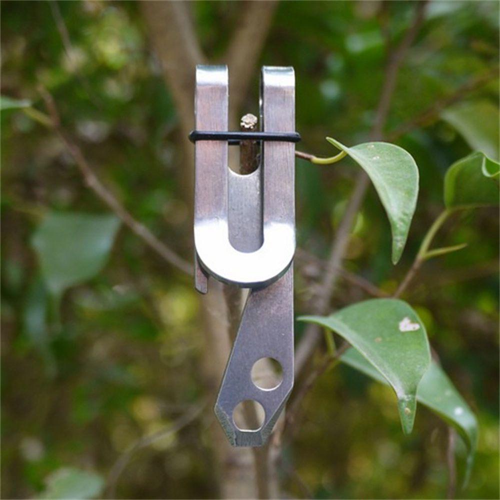 Danilo Kẹp Giữ Tiền / Vé Bằng Thép Không Gỉ Treo Thắt Lưng Sáng Tạo Dùng Khi Đi Cắm Trại / Leo