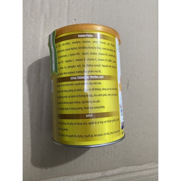 900g Sữa bột ĐÔNG TRÙNG HẠ THẢO Calcium Nano Gold-giúp tăng cường sức khỏe cho người có sức khỏe kém ,người mới ốm dậ