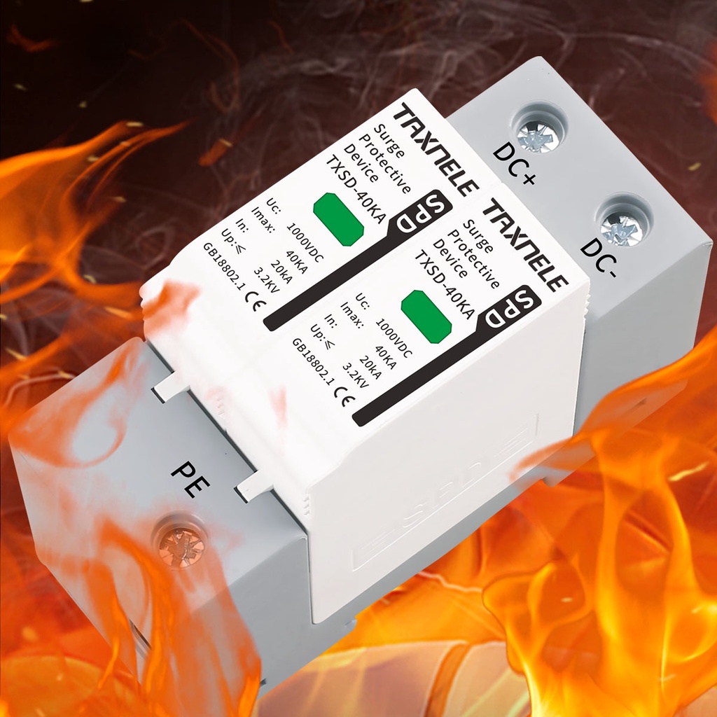 Dc Thiết Bị Bảo Vệ Điện Áp 600V 800V 1000V 2P 20KA 40KA