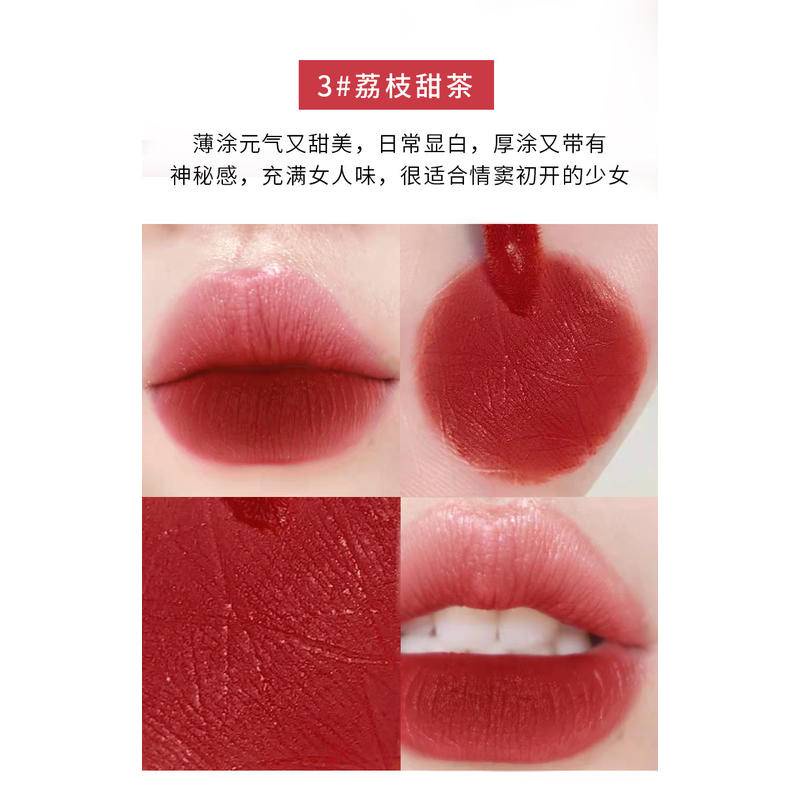 Son môi SUIKONE lâu trôi với 6 màu lựa chọn