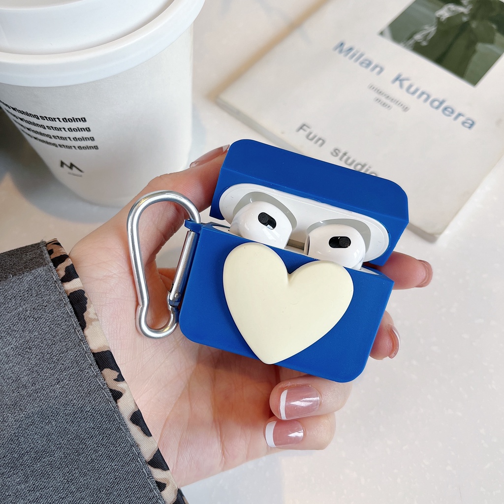 Vỏ Bảo Vệ Hộp Sạc Tai Nghe compatible AirPods 3 compatible AirPods(3rd) 2021 Surcompatible AirPods3 2018Rd Pro compatible AirPods2gen Ốp