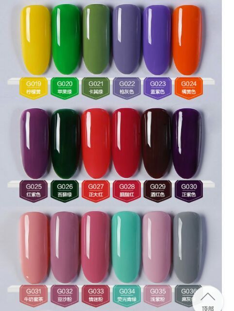 Sơn gel siêu đặc siêu mượt hiệu Kg .sơn 160 màu ( chai 12 ml )