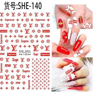 Sticker dán móng mẫu Thương hiệu Ver2