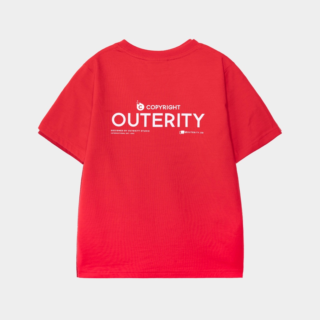Áo thun trẻ em OuterityKids Bazic/ Đỏ - ORK110
