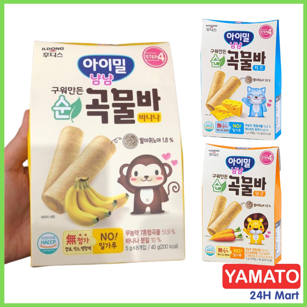 Bánh cuộn ngũ cốc Idong cho bé Ayimeal YumYum [Date T4/2023]