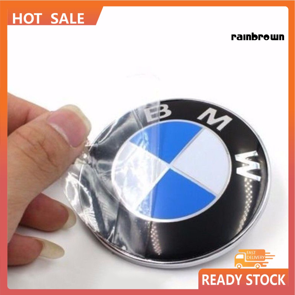 Logo Kim Loại 82mm Kèm 2 Pin Cho Xe Bmw