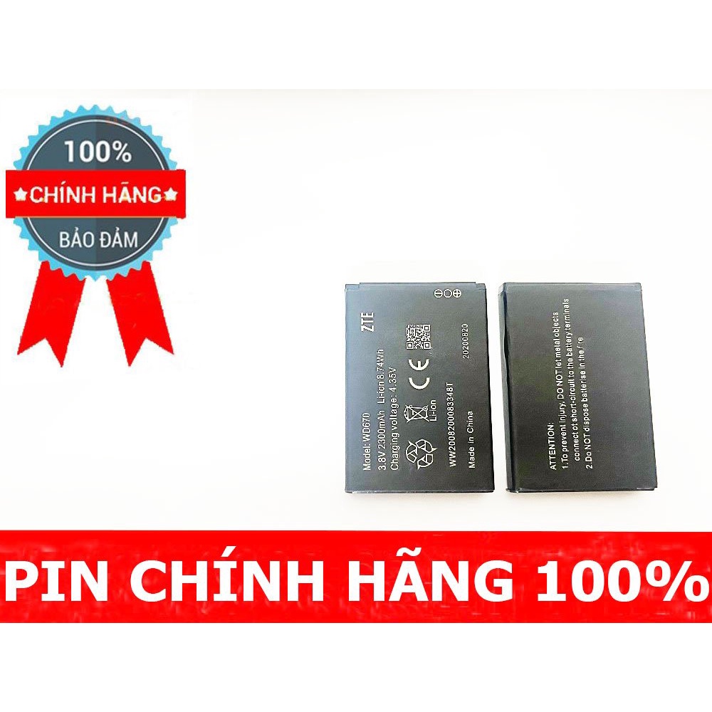 Cục Pin Bộ Phát Wifi Di Động 4G Jazz MF673, WD670 - Hàng Bóc Máy Mới