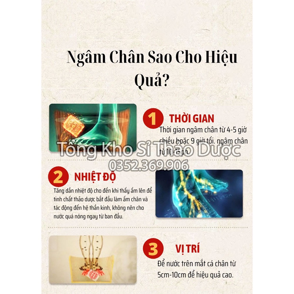Combo 10 gói thảo dược ngâm chân dược liệu