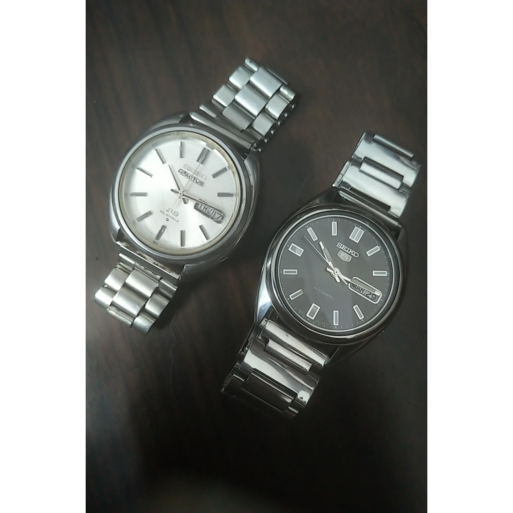 Đồng hồ si nam nữ Nhật Seiko hàng 2hand chạy máy cơ cót, automatic v.v mặt vuông/tròn link 4
