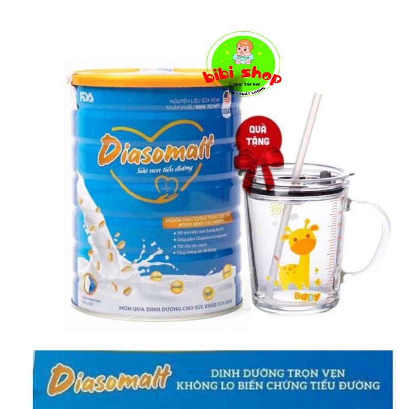 Sữa Diasomalt 850gr sữa non tiểu đường