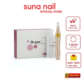 Máy lăn kim dr pen m5 tích điện - tặng kèm đầu phi kim