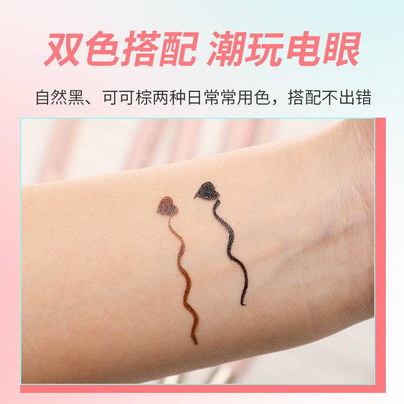 Bút Kẻ Mắt Nước Màu Đen Sắc Tố Cao Tự Nhiên Kháng Nước Lâu Trôi