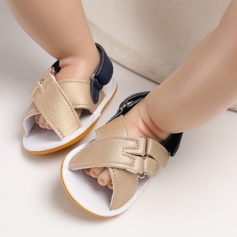 Giày Sandal Cotton Mềm 2 Phong Cách Thời Trang Mùa Hè 2022 Cho Bé Sơ Sinh 0-18 Tháng Tuổi