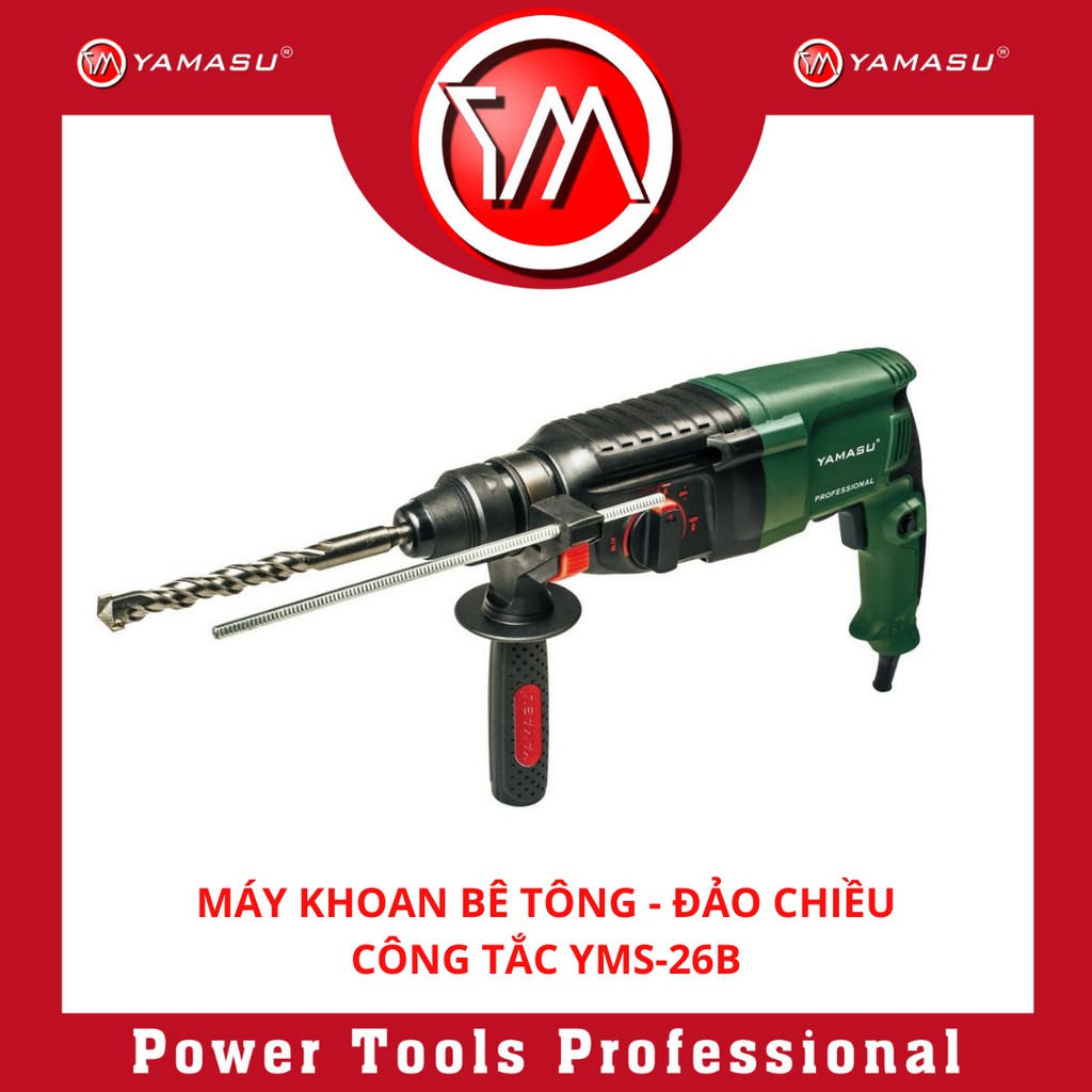 MÁY KHOAN BÊ TÔNG ĐẢO CHIỀU CÔNG TẮC YMS-26B (800W)