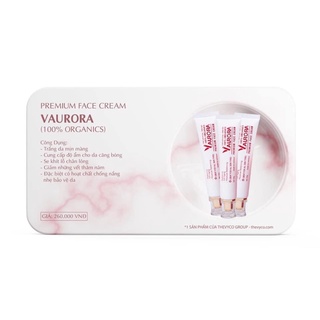 [GIÁ SỈ] Kem face Vaurora, Kem face gạo sâm Vaurora (3 tuýp)