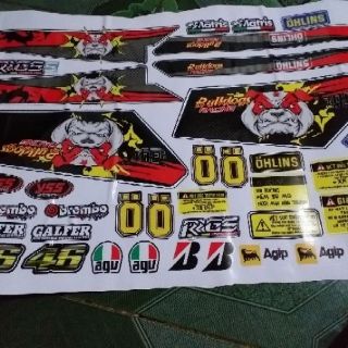 Tem rời dream bull dog đặt in