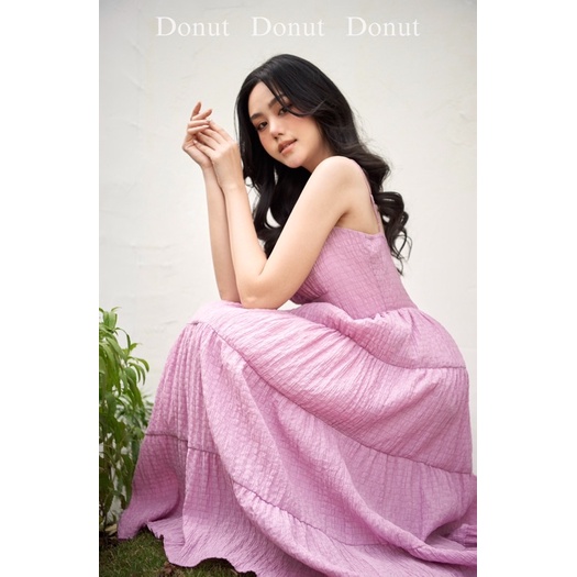 Váy 2 dây xốp tiểu thư