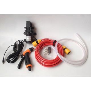 Bộ máy bơm rửa xe tăng áp lực 12v ta1795 dùng nguồn ô tô