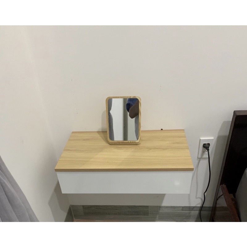 Bàn trang điểm treo tường mini (𝗛𝗮̀𝗻𝗴 𝗖𝗼́ 𝗦𝗮̆̃𝗻), Ngăn kéo đầu giường tiện lợi