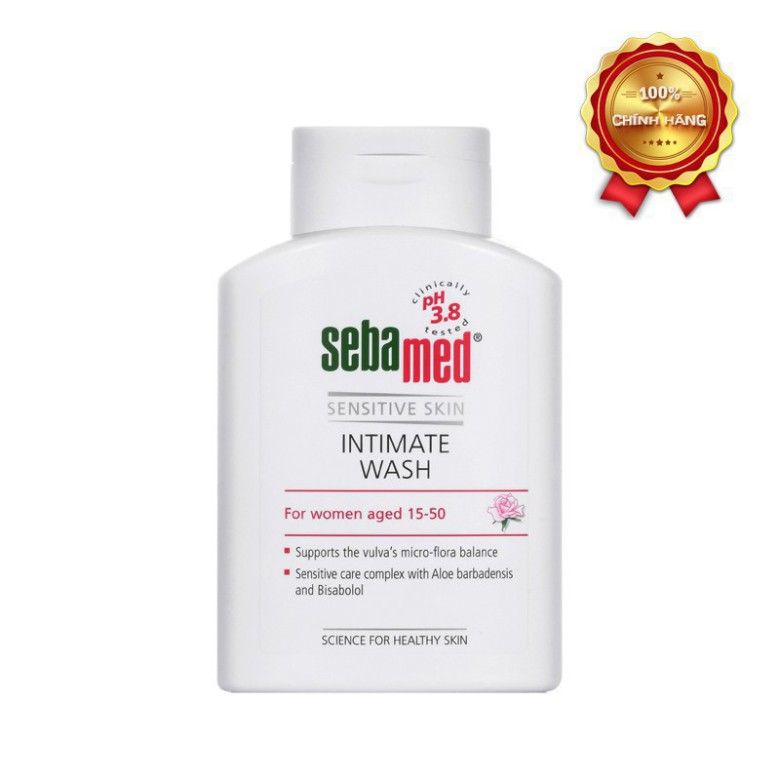 [CHÍNH HÃNG] Sebamed Dung Dịch Vệ Sinh Phụ Nữ Chuẩn Cân Bằng pH Vùng Kín Feminine Intimate Wash pH3.8 50ml