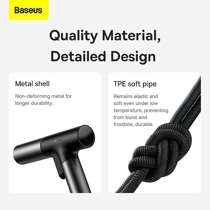 Vòi Rửa Xe Baseus GF5 Với 5 Chế Độ Phun Phù Hợp Rửa Ô TÔ Tưới Cây Làm Sạch Sân Vườn - TopLink