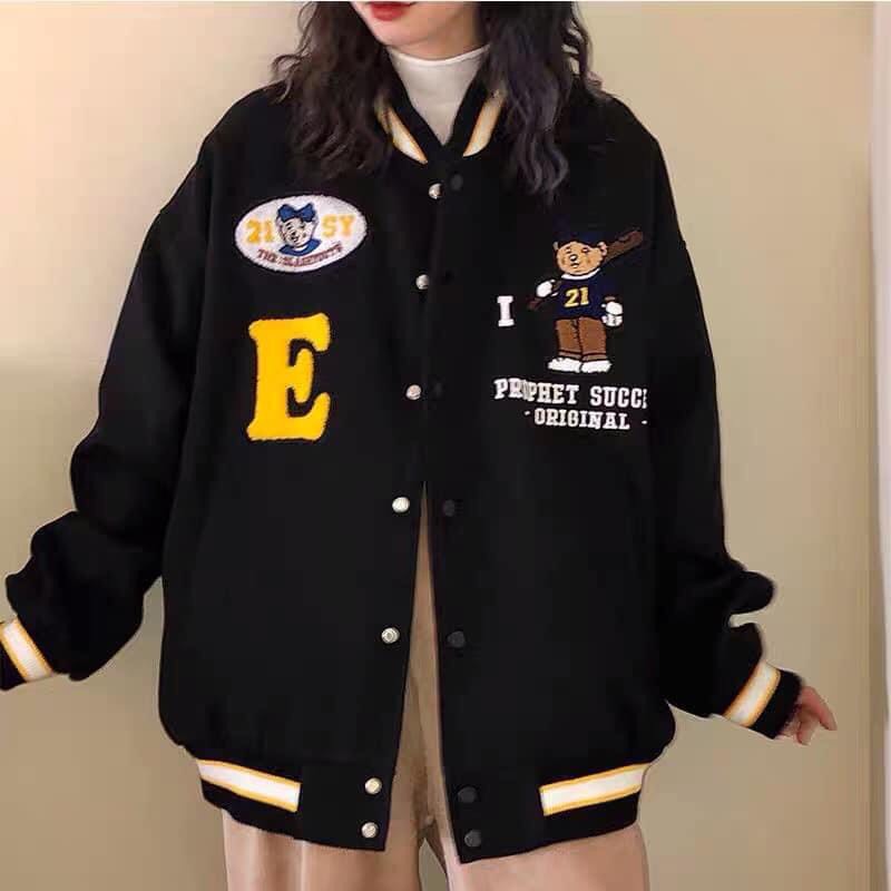 Áo Khoác Nữ, Áo Khoác Bomber E Chất Dày Dặn Freesize Cực Hot | BigBuy360 - bigbuy360.vn