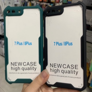 Ốp iPhone 7plus/8plus viền dẻo chống sóc,lưng cứng trong suốt,cụm viền bảo vệ camera