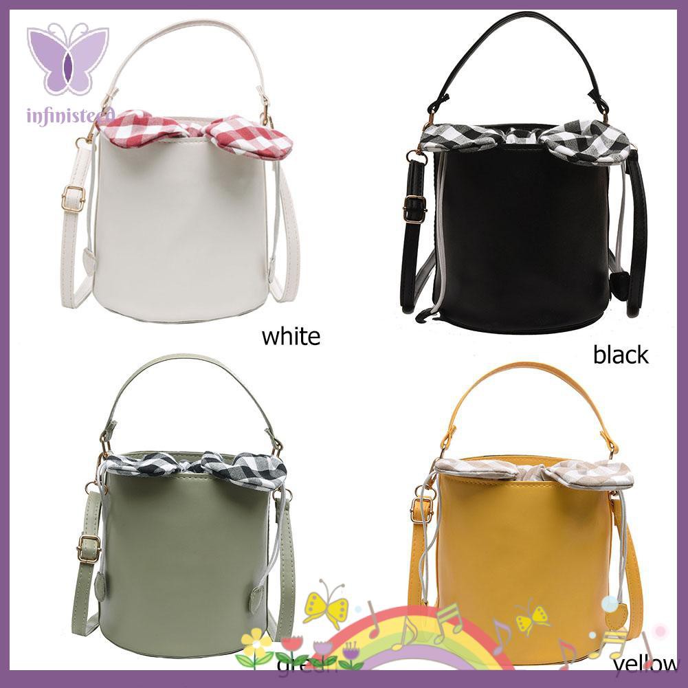 Túi Đeo Chéo Đính Nơ Họa Tiết Kẻ Sọc Thời Trang Cho Nữ | BigBuy360 - bigbuy360.vn