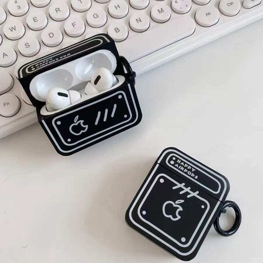Vỏ Bảo Vệ Hộp Sạc Tai nghe không dây Airpod 1 / 2 /3 Họa Tiết Truyện Tranh Màu Trong Suốt Thời Trang