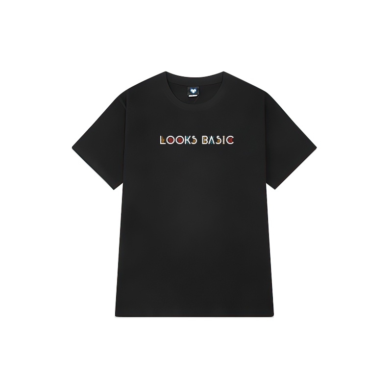 Áo phông unisex IFASHION LOOKS BASIC tay lỡ form rộng king shaman LB06