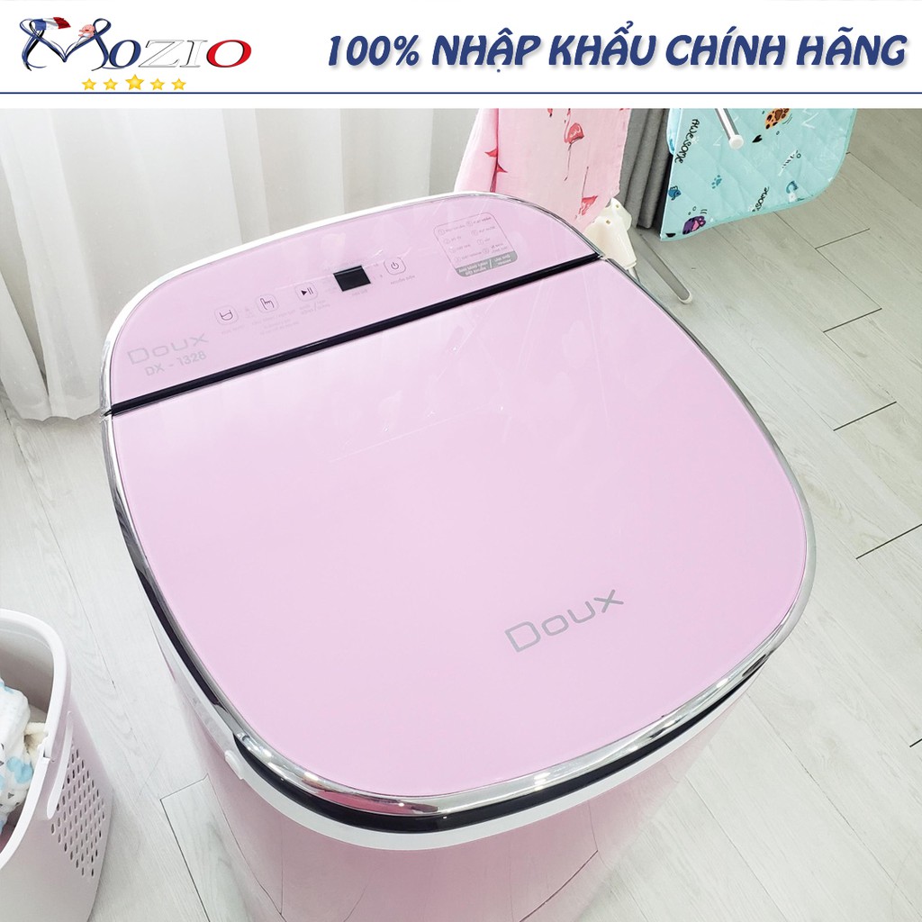 Máy Giặt Mini DOUX bản LuxTự Động Vắt Khô, chiếu đèn UV diệt khuẩn - BH 1 năm | Máy giặt mini tự động