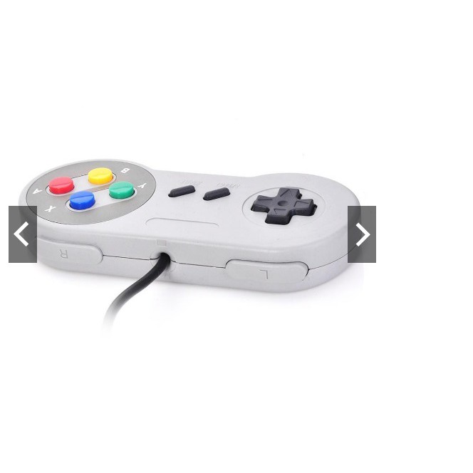 Tay cầm chơi Game 4 nút Nintendo SNES cáp USB cho PC/ Mac