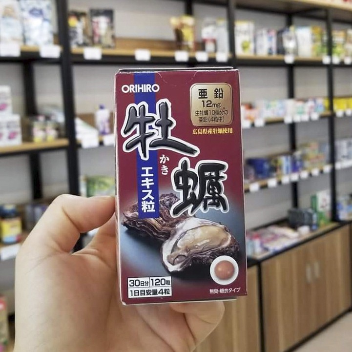 Tinh chất hàu tươi Orihiro Osyter 120 viên Nhật Bản