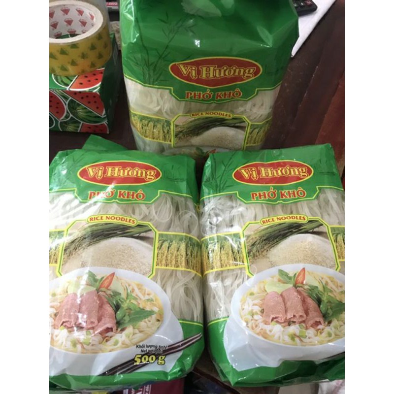 Phở Khô Vị Hương Ngon Tuyệt Gói 480g đate mới nhất