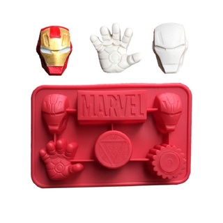 Khuôn Silicone Làm Bánh Hình Iron Man Độc Đáo