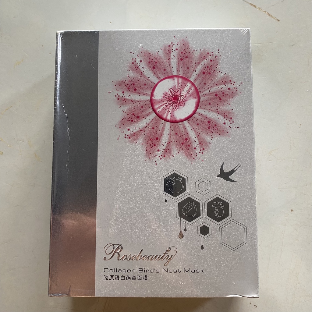Mặt Nạ Dưỡng Da Collagen Yến Tươi Rose Beauty 1miếng