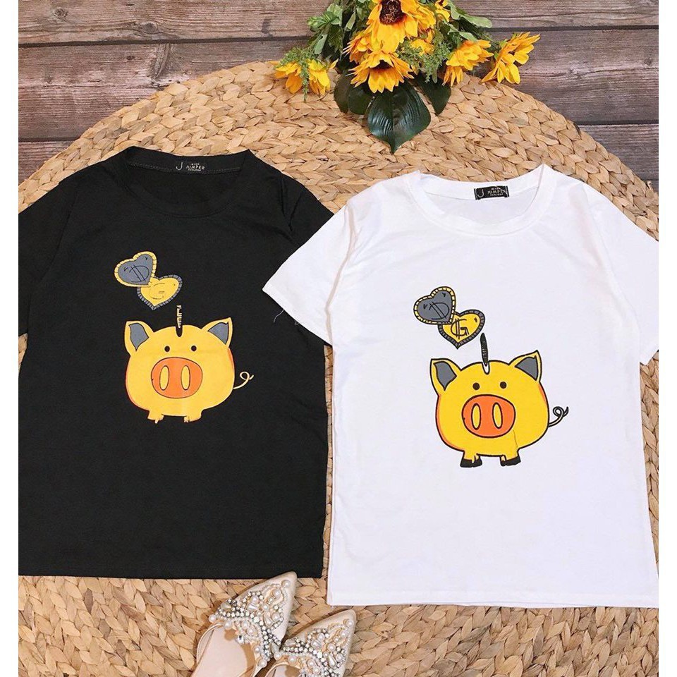 [ xả kho ] HS Áo thun hình lợn