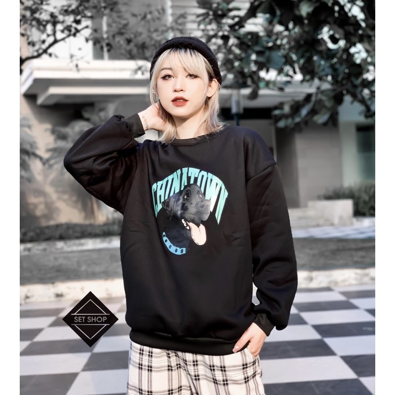 Áo sweater nỉ bull dog