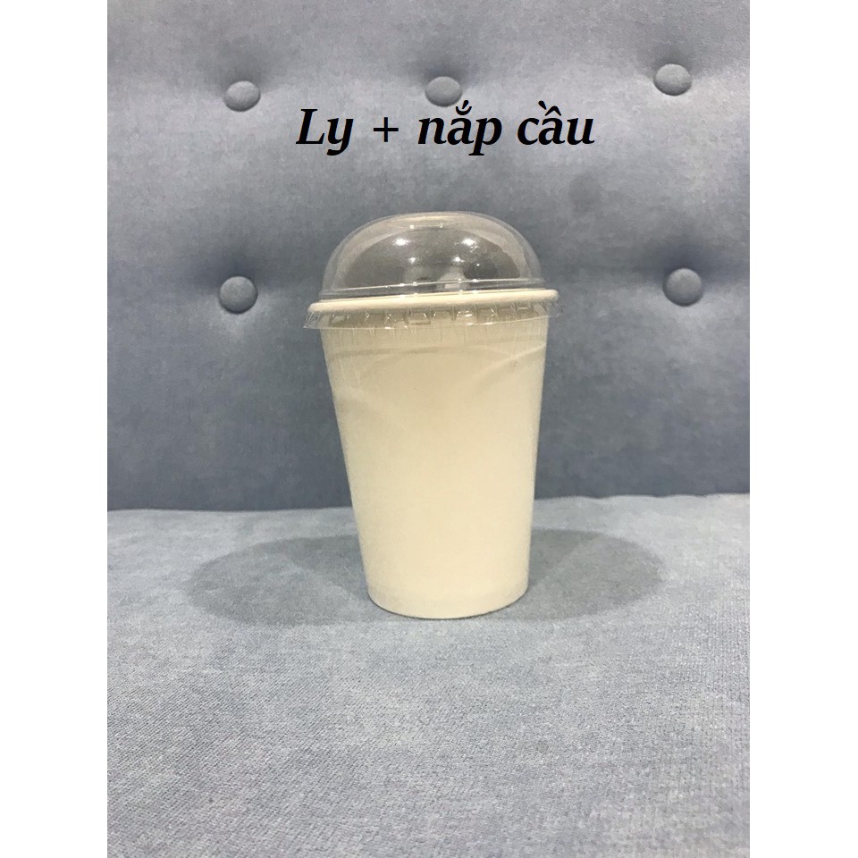 Ly giấy Kleur - Set 10 Ly lạnh 12oz EU 400ml - Trắng