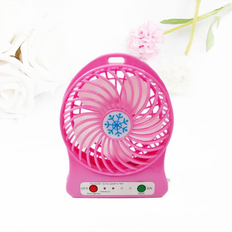 Quạt mini cầm tay có đèn LED
