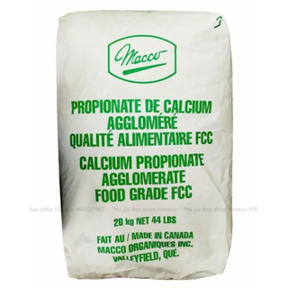 1KG Chất bảo quản bánh CANADA- Calcium Propionate (canxipropionate),trân châu, đậu phụ