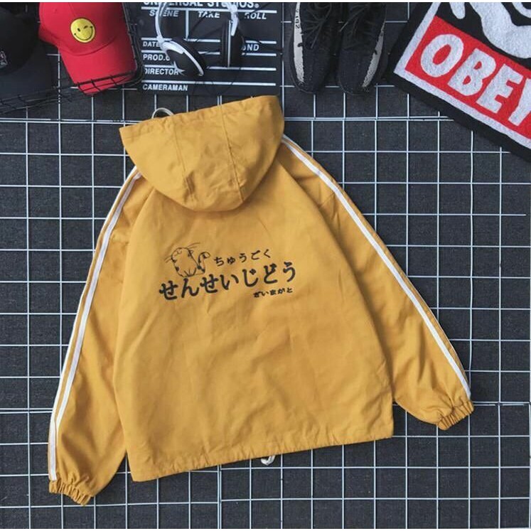 &lt;FREE SHIP&gt; ÁO KHOÁT DÙ 2 LỚP DÀY DẶN Y HÌNH