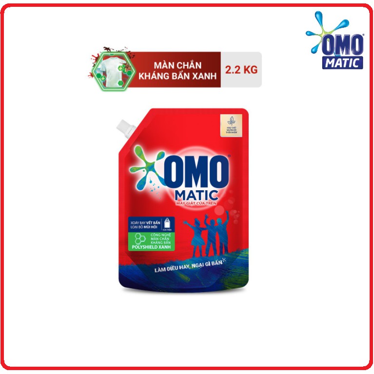 Nước Giặt OMO MATIC Túi 2,2Kg/2Kg