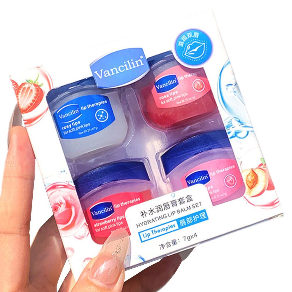 [Hàng mới về] Son dưỡng môi Vaseline U4K2 dưỡng ẩm chống nứt nẻ thành phần thực vật thiên nhiên