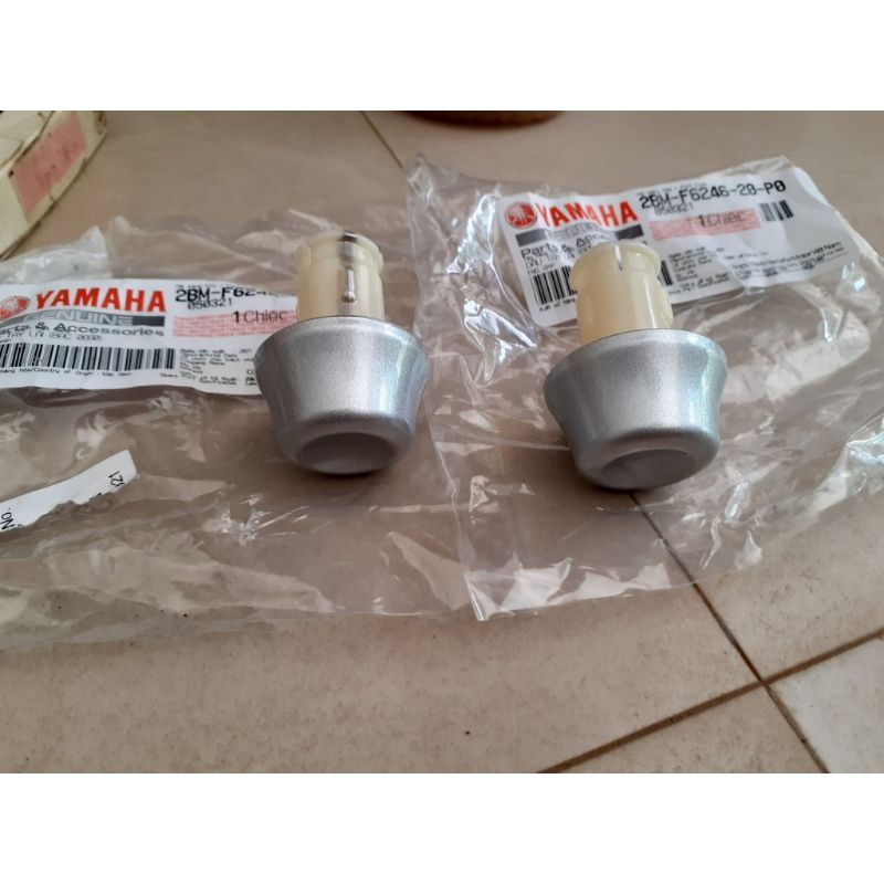 Đầu tay lái  Grande - Janus - Acruzo chính hãng Yamaha - Bạc