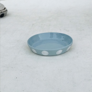 01 bát gốm mini đựng nước chấm họa tiết chấm bi xinh xắn/ kích thước d6*h2cm