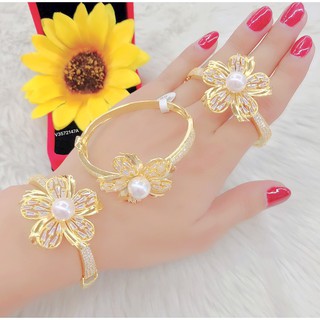 Lắc Tay Nữ , Vòng Tay Nữ Mạ Vàng 18K Mẫu 1470405 ( 01 Chiếc ) - Bao Đổi Tra Trong Vòng 07 Ngày , trang sức nữ