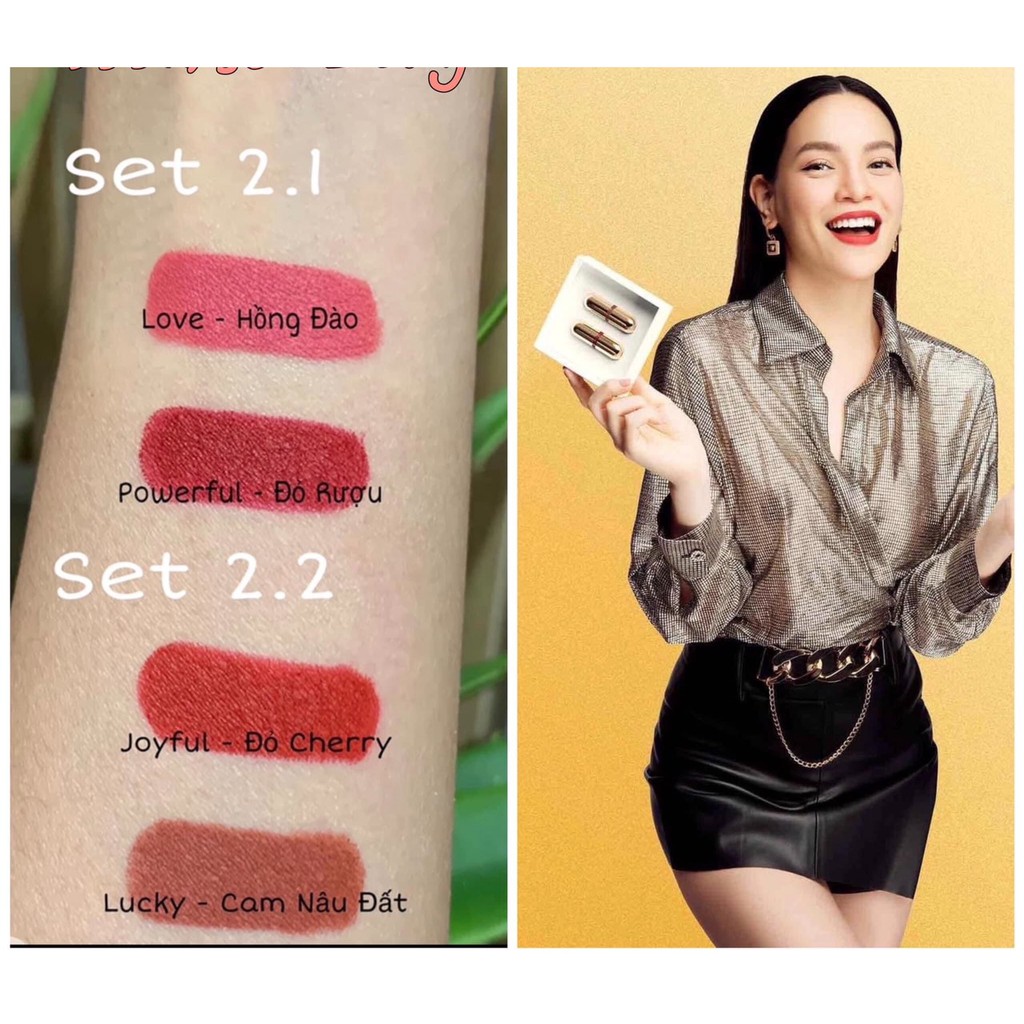 SON THỎI MINI-SÉT 2 THỎI SON LOVE M.O.I HỒ NGỌC HÀ | BigBuy360 - bigbuy360.vn