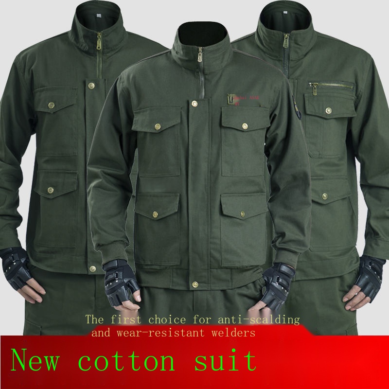 Bộ Trang Phục Xây Dựng Bằng cotton Tinh Khiết Chống Bỏng Chống Ăn Mòn Cho Nam